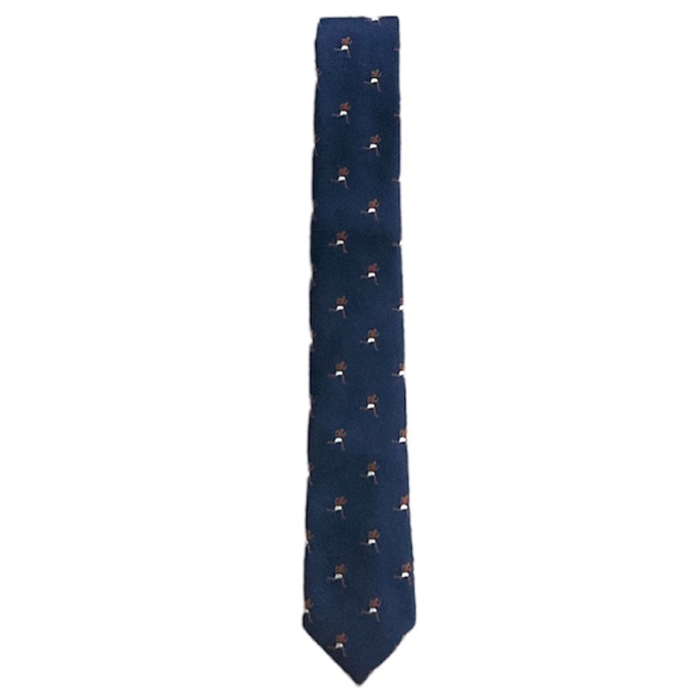 Running tie navy blue